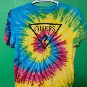 Tie Dye Guess Los Angeles T-Shirt